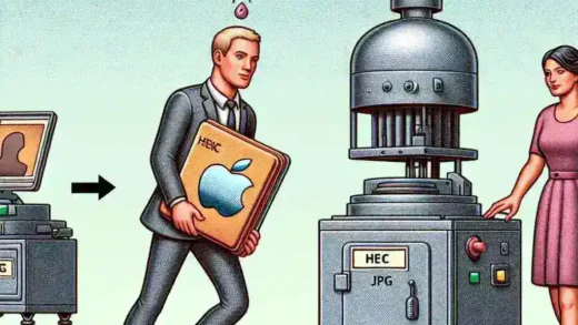 "Conversión de imagen HEIC a JPG en un dispositivo Apple, mostrando el proceso sin pérdida de calidad, con herramientas y pasos detallados para usuarios."